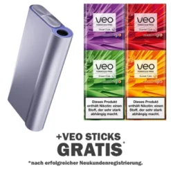 Glo Hyper X2 Air Crisp Purple + Gratis Veo Sticks