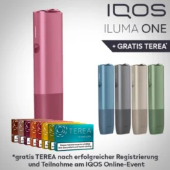 IQOS Iluma One Sunset Red (rot) + Gratis TEREA