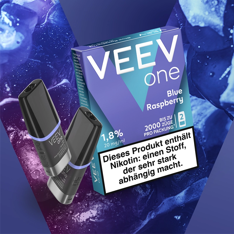 VEEV One Pods Blue Raspberry Multipack 10 Stück – Bild 3