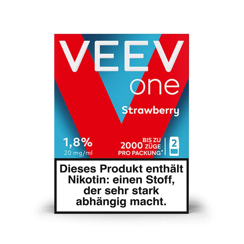 VEEV One Pods Strawberry Multipack 10 Stück – Bild 2