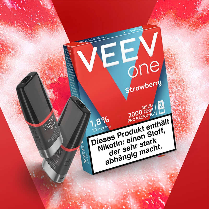 VEEV One Pods Strawberry Multipack 10 Stück – Bild 3