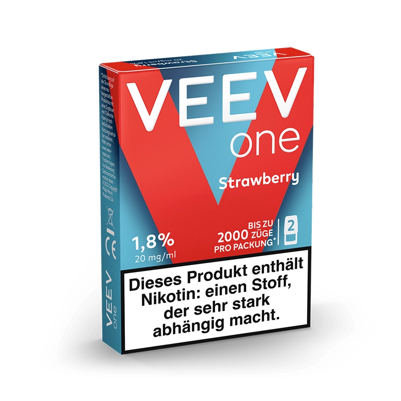 VEEV One Pods Strawberry Multipack 10 Stück – Bild 4
